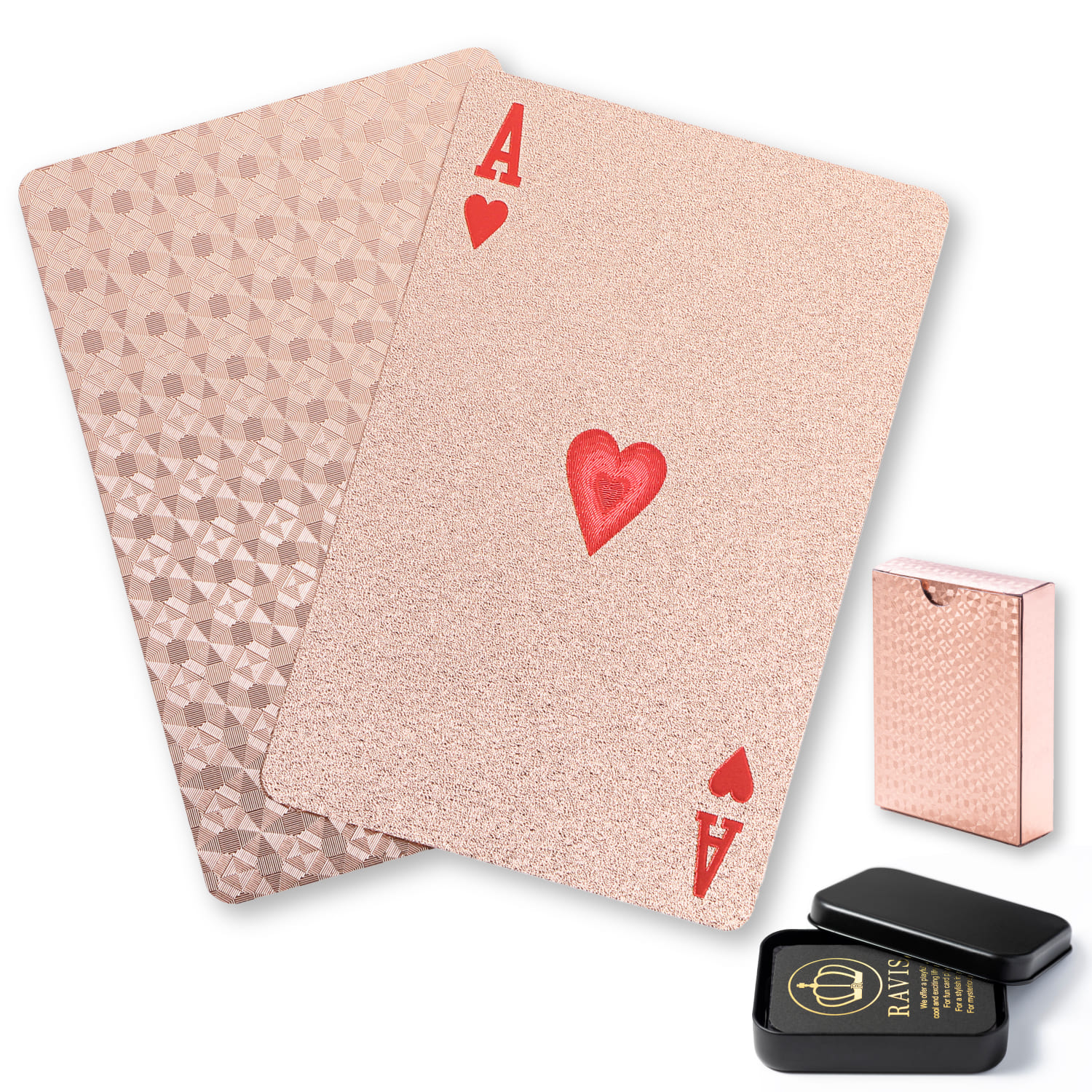 楽天市場】RAVIS トランプ プラスチック シルバー ゴールド おしゃれ