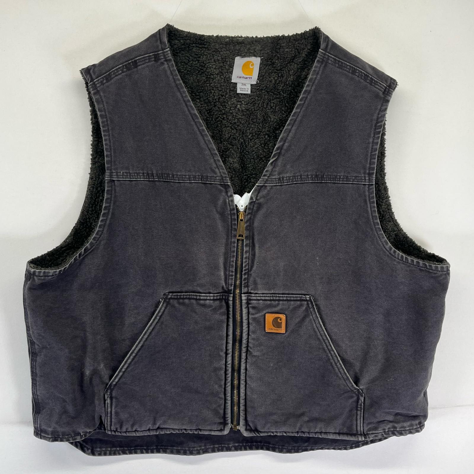 楽天市場】Carhartt カーハート ベスト サイズ:M 00s 裏ボア ブラウン