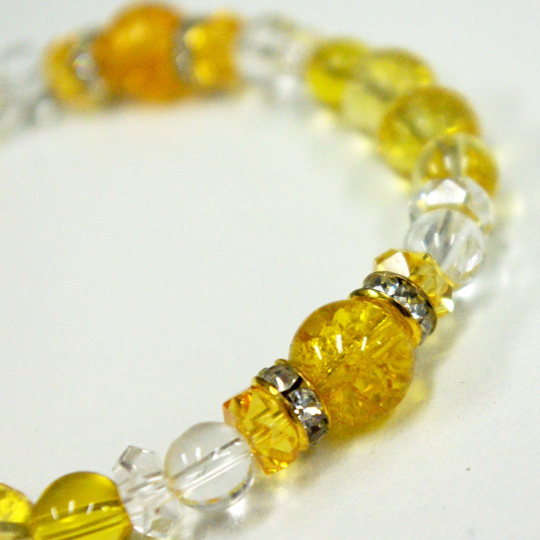 楽天市場】爆裂水晶ブレスレット / 水晶 天然石 パワーストーン