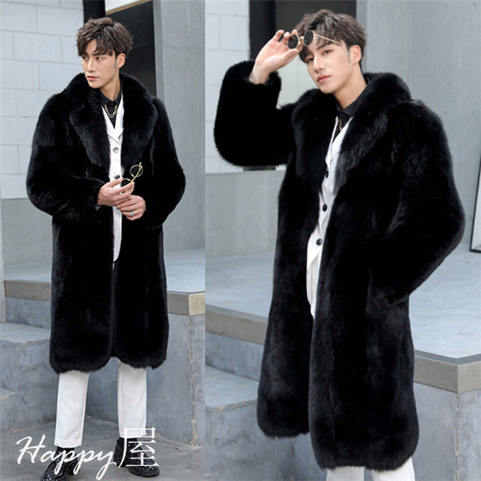 楽天市場】ファーコート メンズ 毛皮コート フォクス毛皮 フェイク