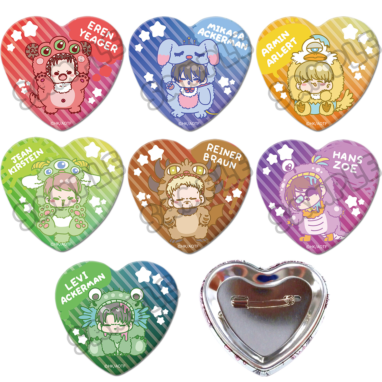 楽天市場】『進撃の巨人 The Final Season』 第8弾 ハート型缶バッジ