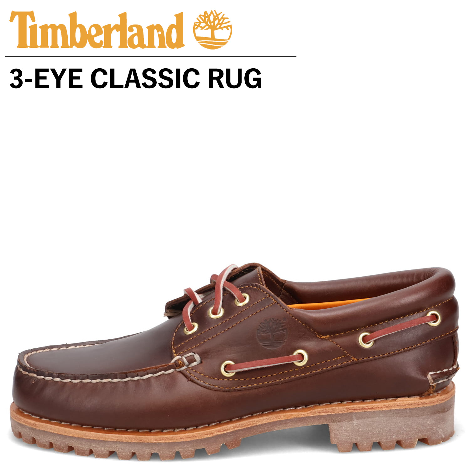 楽天市場】TIMBERLAND 3EYE CLASSIC LUG Burgandy/bur 50009