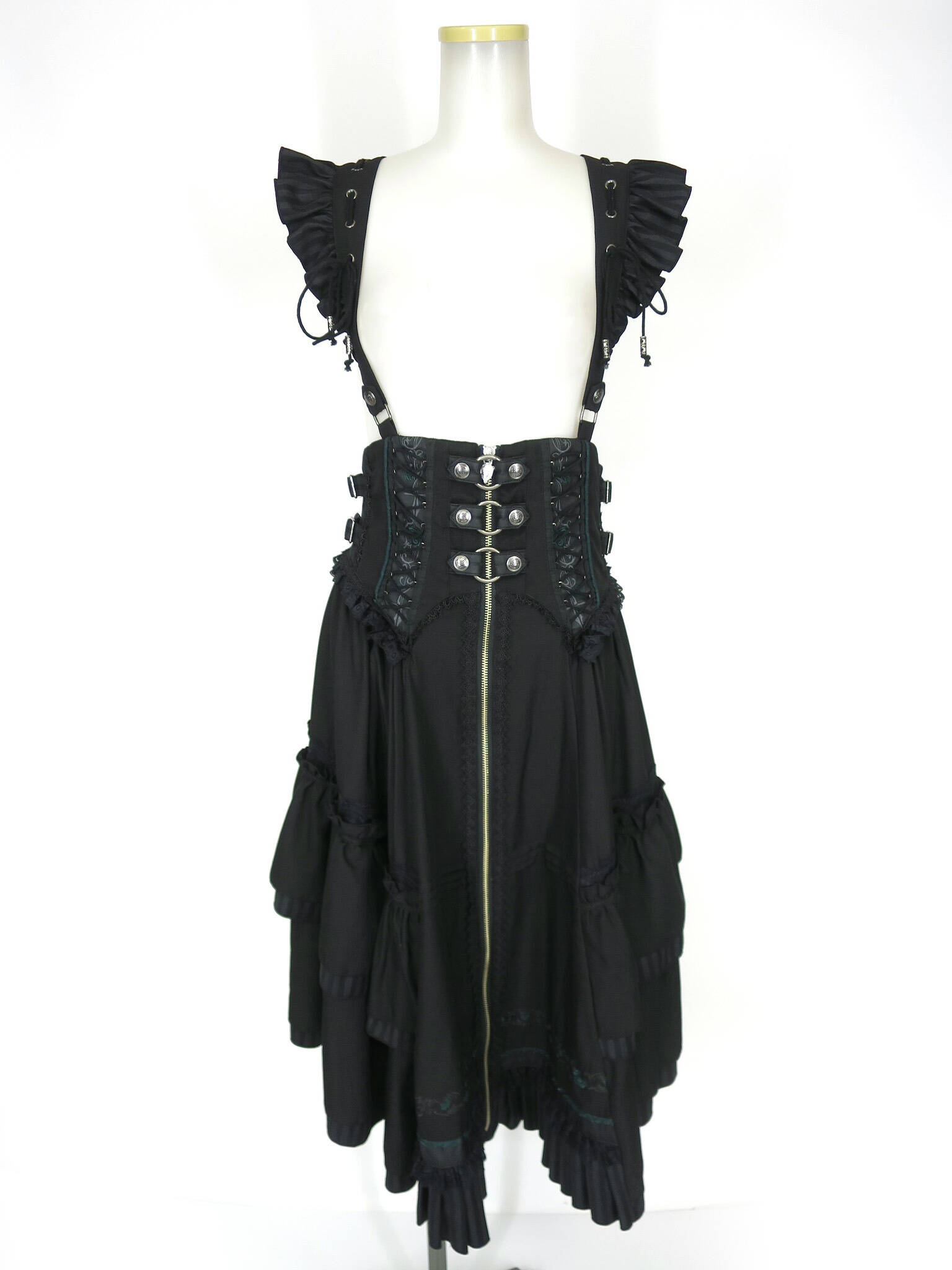 楽天市場】OZZ ANGELO / アシンメトリーフリルコルセットスカート