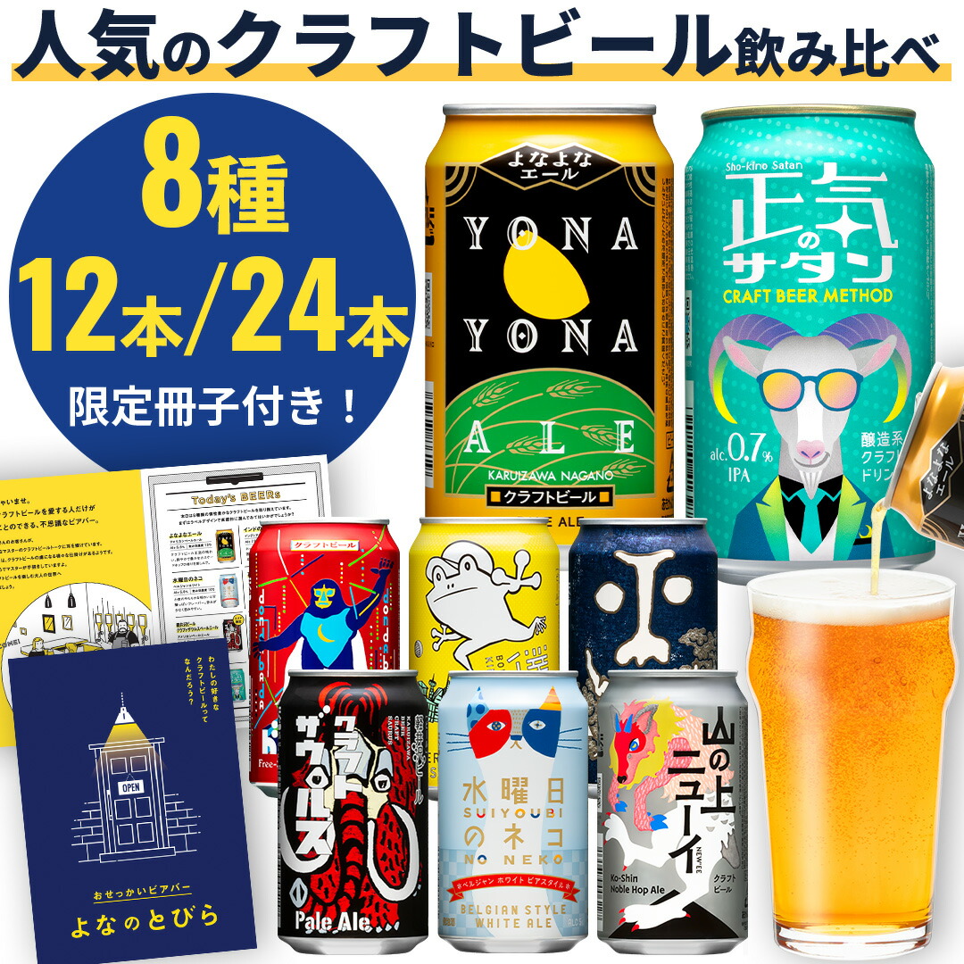 クラフトビール 飲み比べ 【ギフトにも！自分用にも！】詰め合わせ