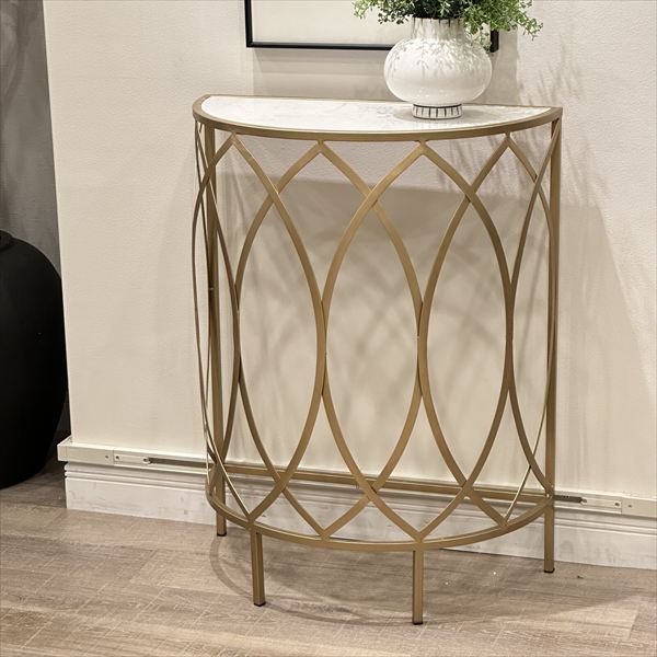 楽天市場】アンティーク調 ゴールド仕上げ 大理石 天然石 W134cm H88cm