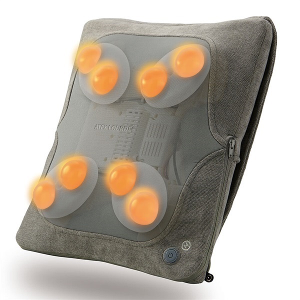 ATEX(アテックス)プレミアムマッサージクッション ダブルもみ(グレー