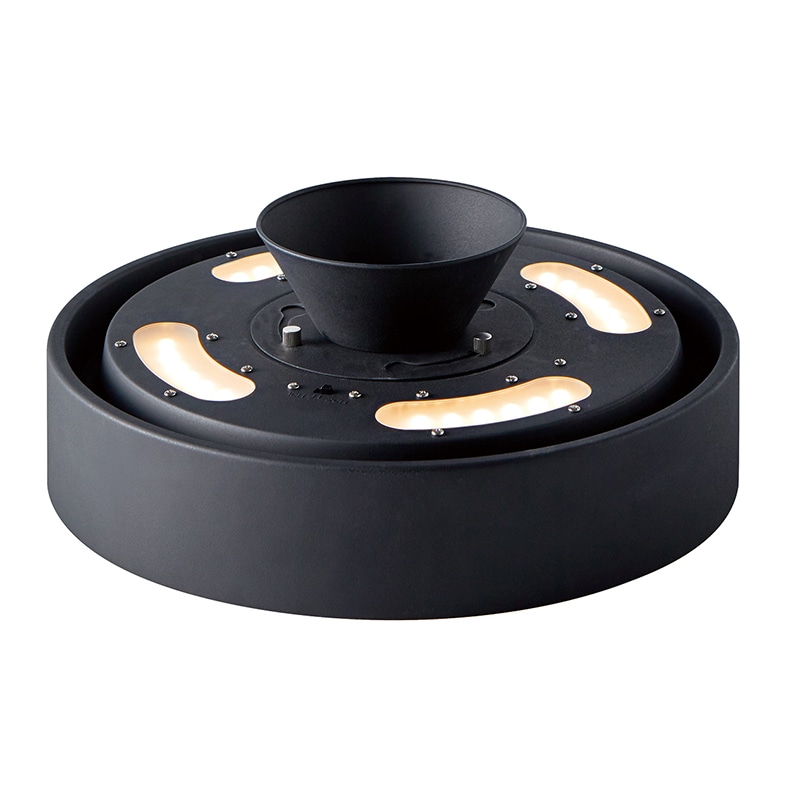 グロー LED シーリングライト (サイズ6～8畳用 カラーブラック/ライト