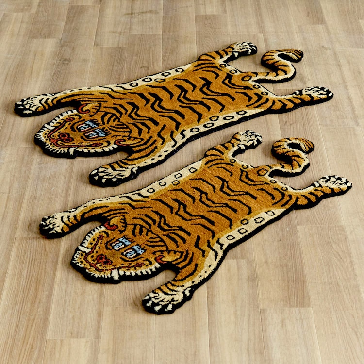 チベタン タイガー ラグ (サイズSサイズ) | ディテール(DETAIL