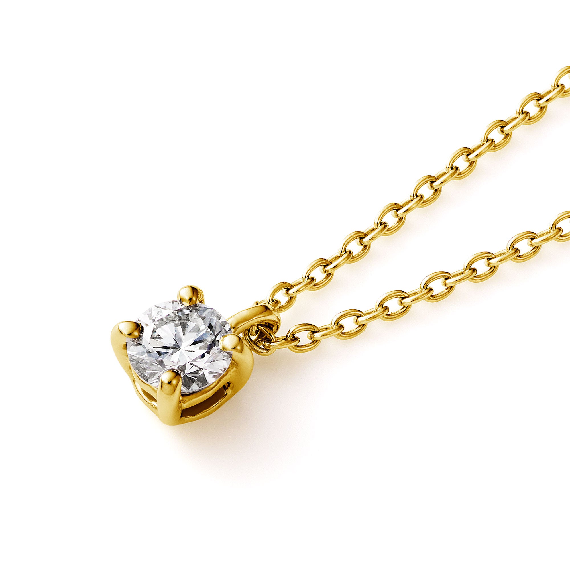 JPF0080G-エーデル K18イエローゴールド ダイヤモンドペンダント0.15ct