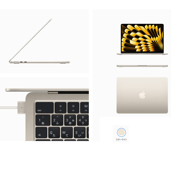 中古パソコン 未開封】Apple MacBook Air 13.6inch MC8J4J/A A3113