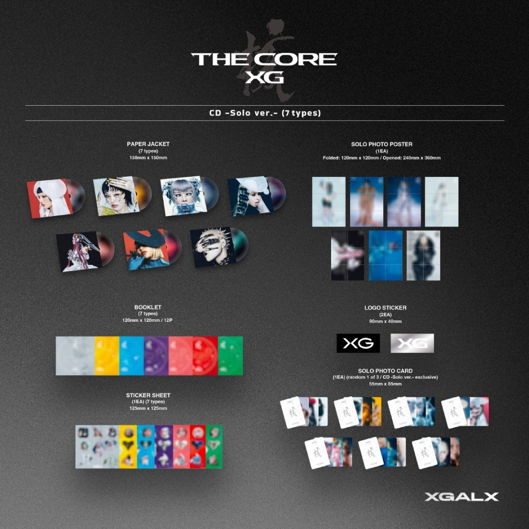 CD -HARVEY ver.-】THE CORE -核(CD) – XGALX OFFICIAL SHOP