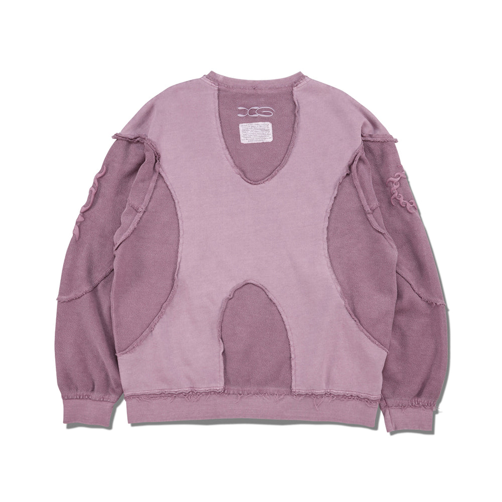 Pigment Dyed Docking Sweatshirt / PURPLE – XGALX OFFICIAL SHOP