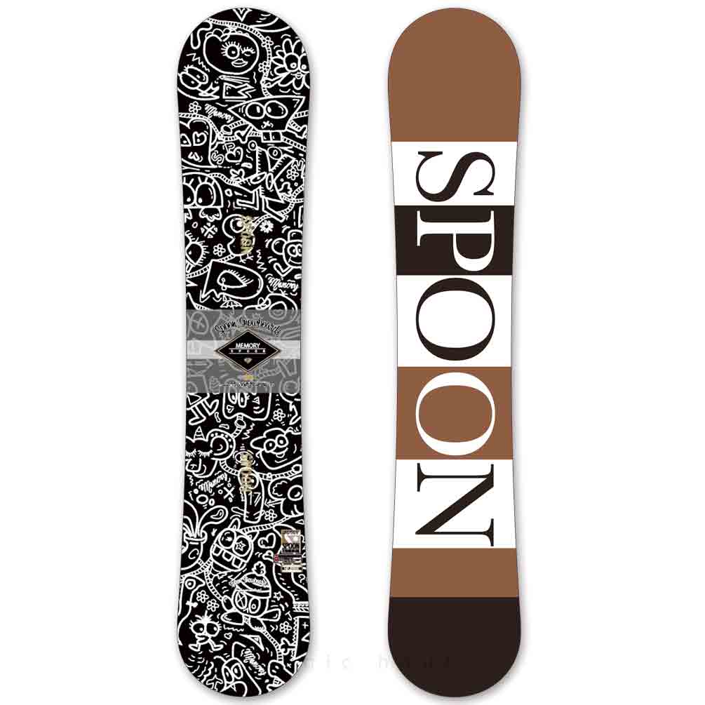 SPOON(スプーン) スノーボード 板 メンズ レディース 2点 セット