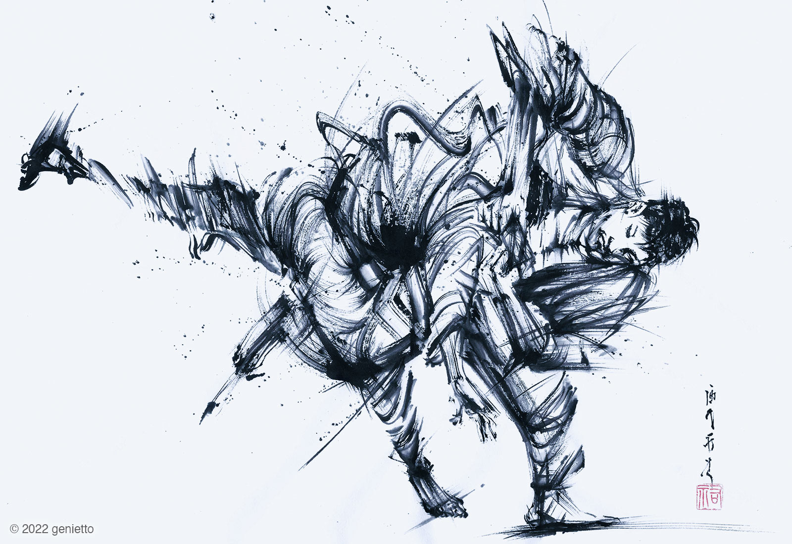 墨絵・陶墨画アーティスト 西元祐貴｜公式サイト