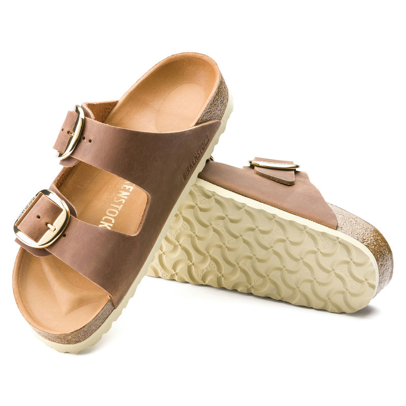 Birkenstock Womens Arizona Big Buckle Nubuck Leather Sandal – ShopCGX