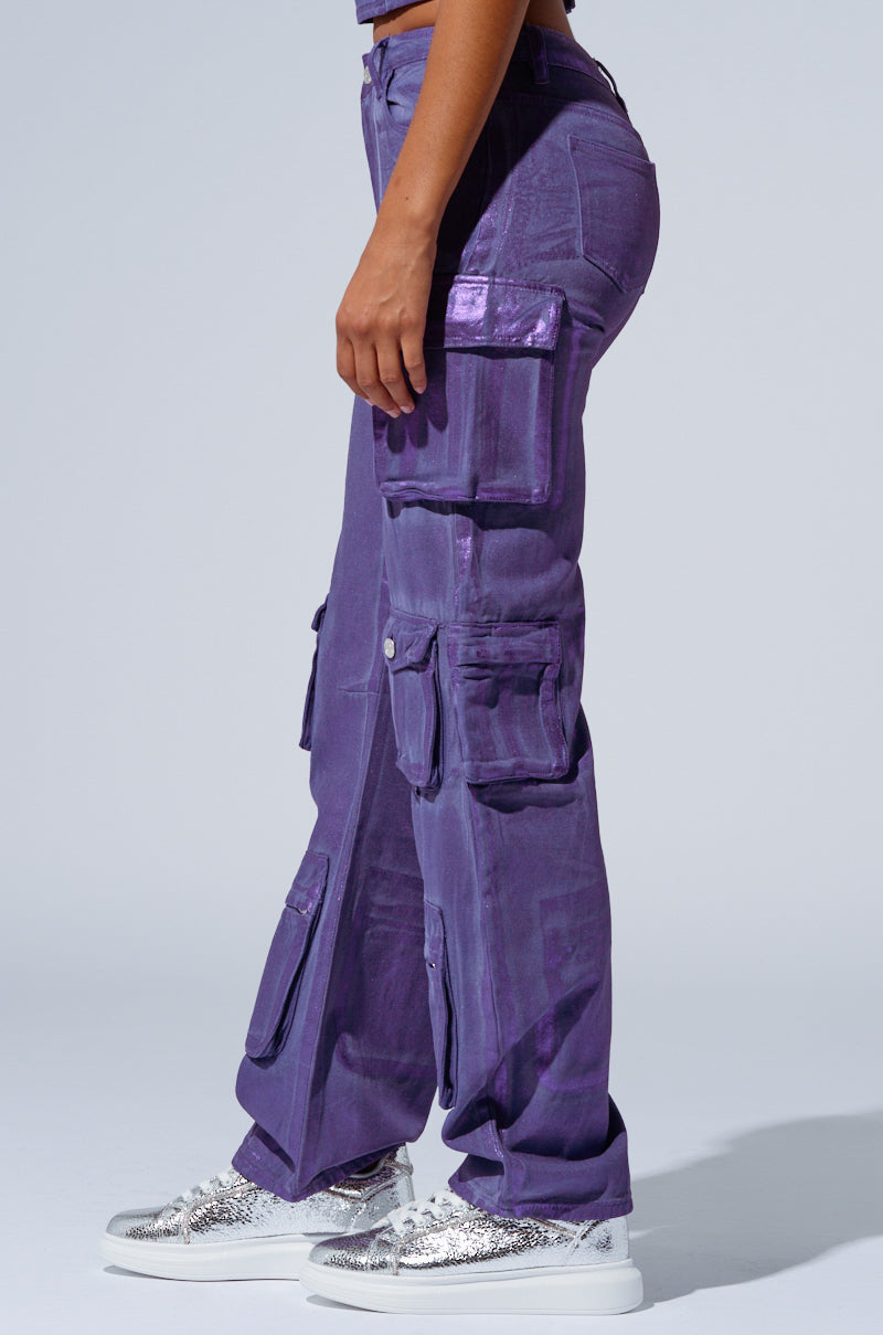 THE POWER OF LOVE DENIM CARGO PANT – AKIRA