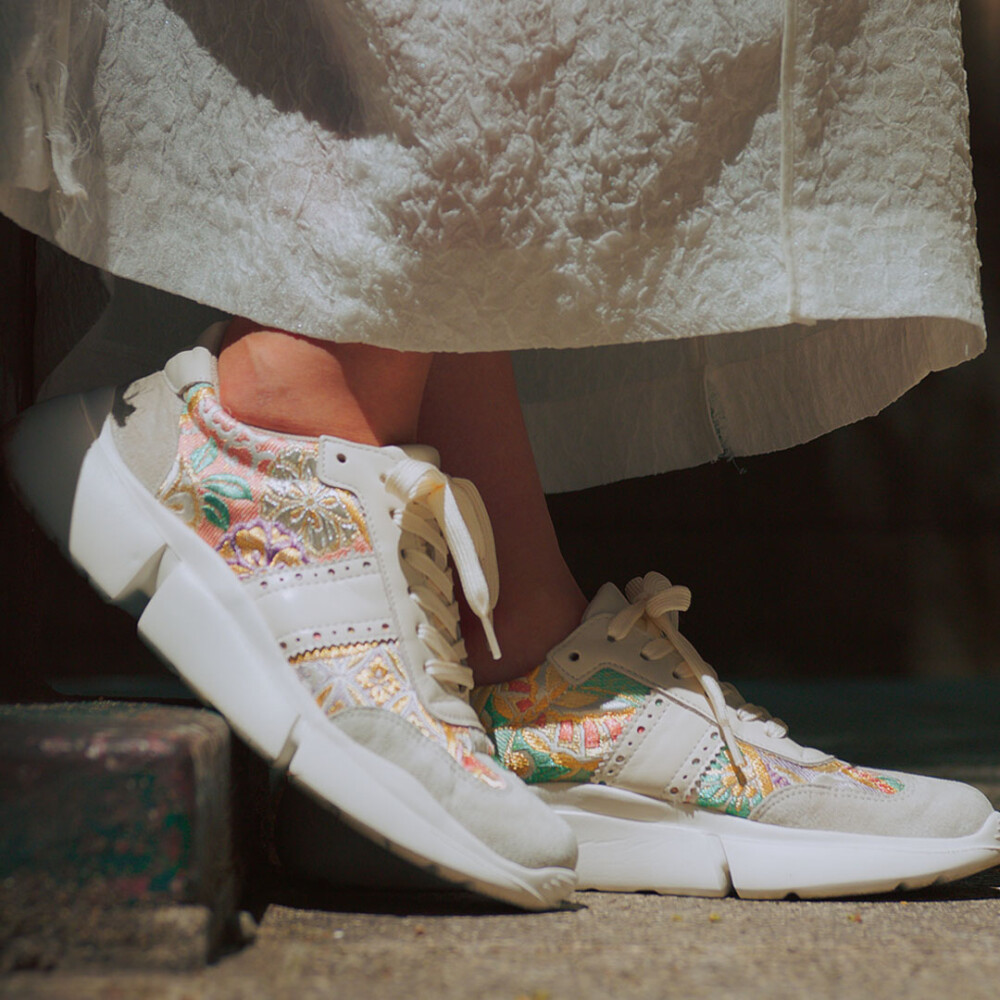 伝統の魅力を再発見！kimonoスニーカー〈japonica(ジャポニカ