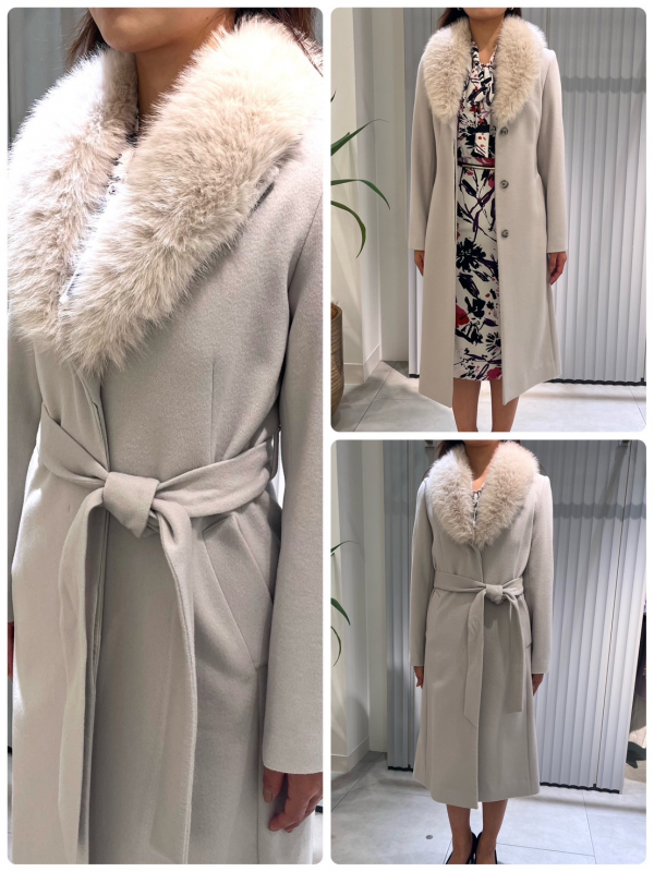 大人気✨ファー付きカシミア混コートのご紹介✨ | ピンキー＆ダイアン