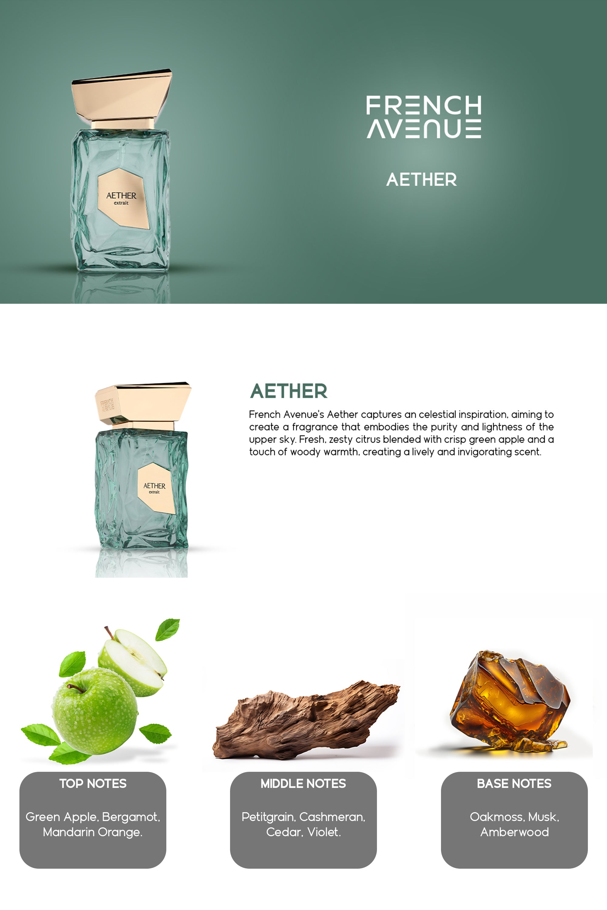 Aether By French Avenue | Extrait Perfume for WoMen & men