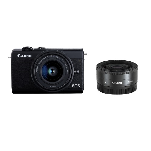 キヤノン EOS M200 ダブルレンズキット ブラック | ミラーレス一眼