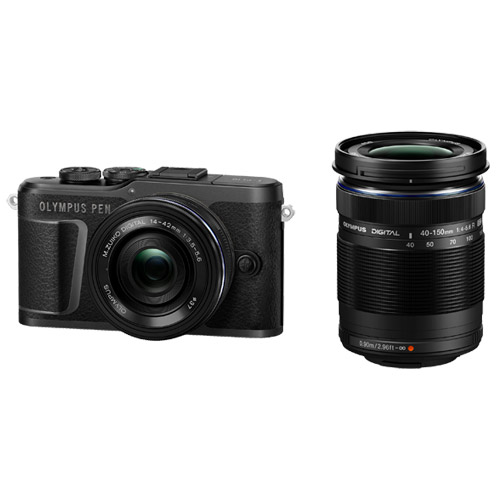 オリンパス PEN E-PL10 EZダブルズームキット ブラック | ミラーレス一眼