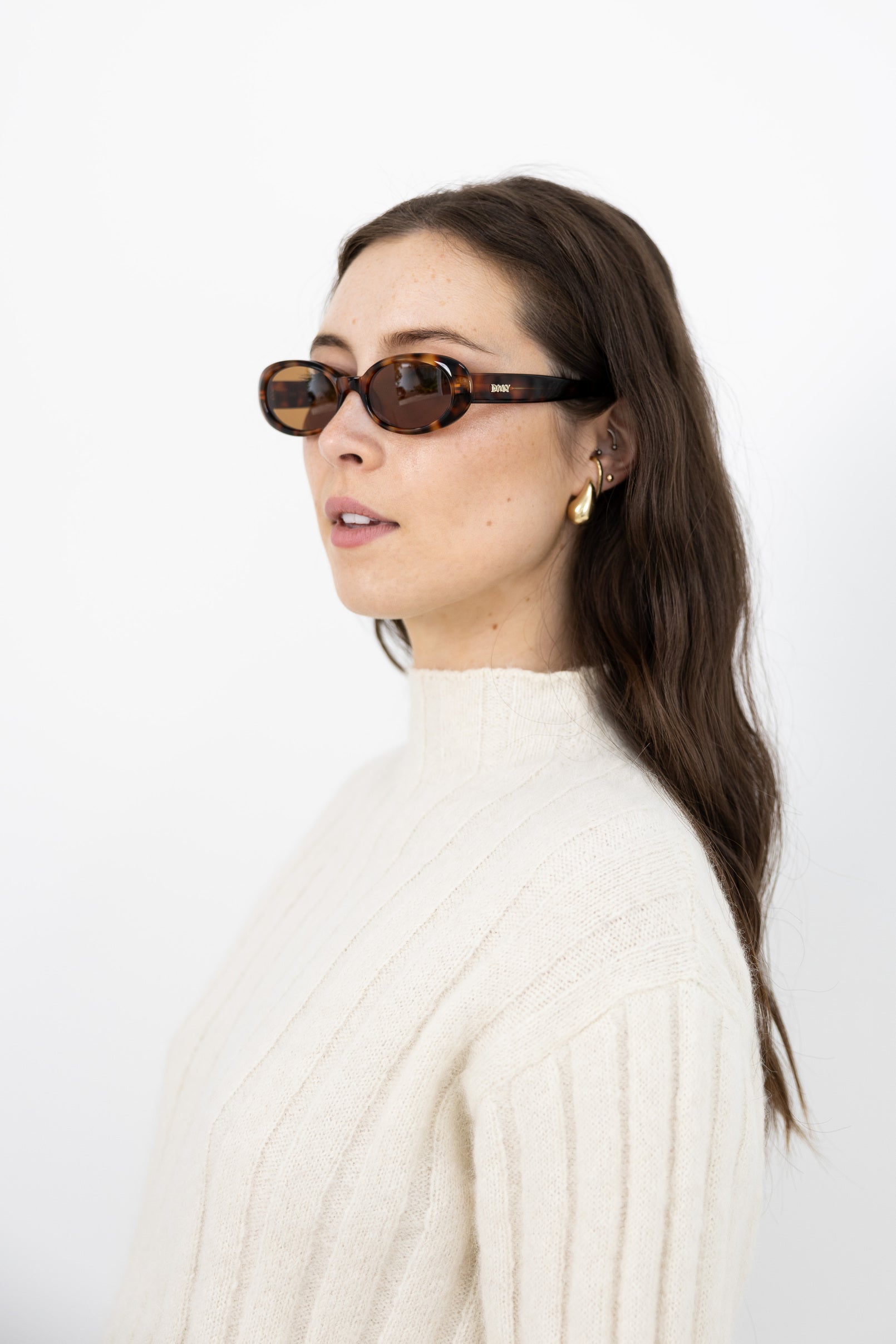 DMY STUDIOS Valentina Sunglasses in Havana – JONES + CO