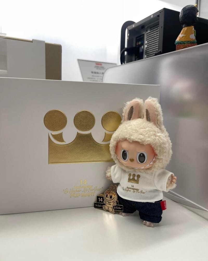POPMART 泡泡瑪特LABUBU 14週年員工限定禮盒版