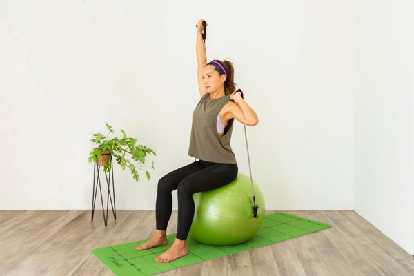 NA6456 ストラップバランスボール55cm（オリーブ）｜Namala公式通販