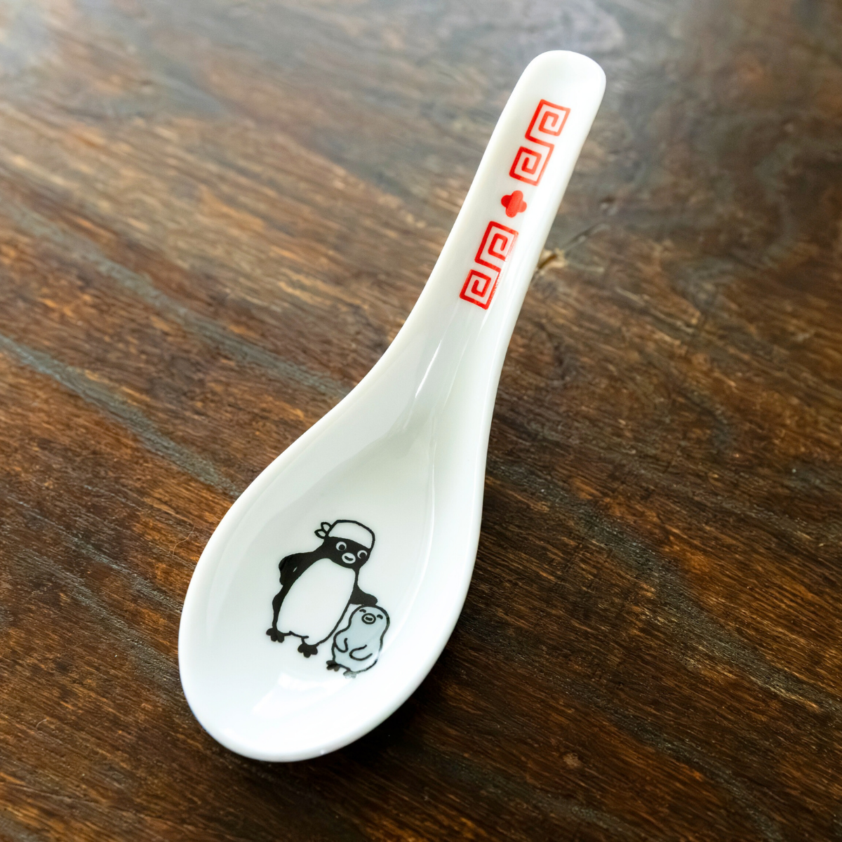 3/4発売】Suicaのペンギン 至福のチャーハン皿＆れんげセット:オレンジ