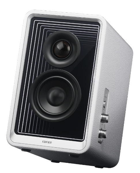 GaN充電器搭載 2.0アクティブスピーカー ホワイト ED-QR65-WH