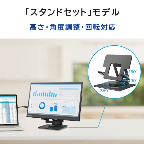 USB-C接続 モバイルモニター (スタンドセット)抗菌モデル【受注生産品