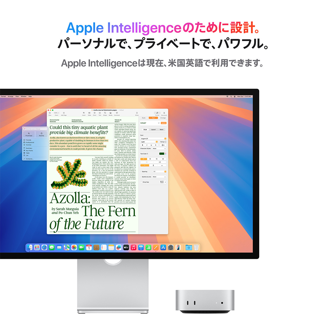 Mac mini: 10コアCPUと10コアGPUを搭載したApple M4チップ, 16GB