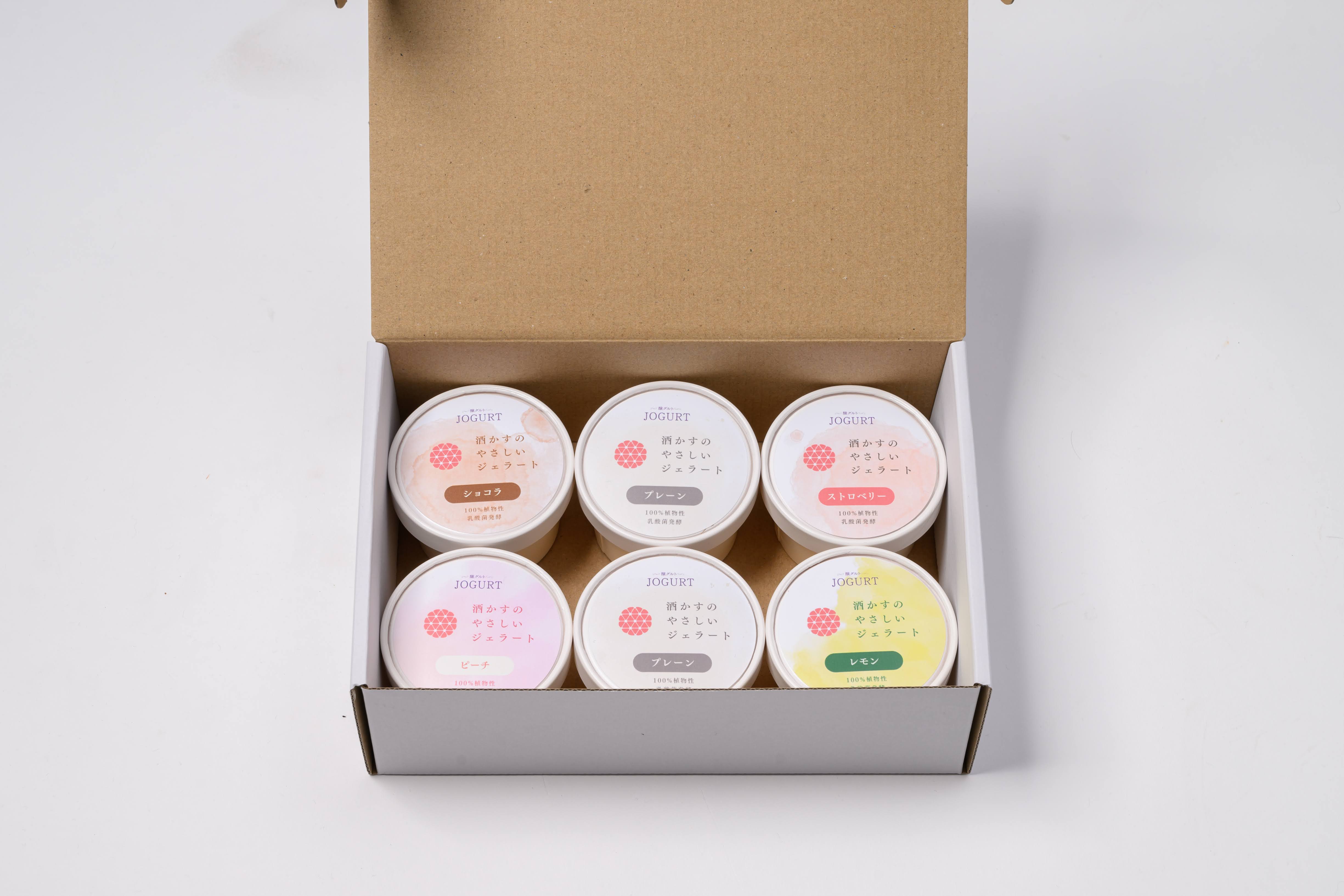 酒かすのやさしいジェラート 6個セット:THE NIIGATA通販｜JRE MALL