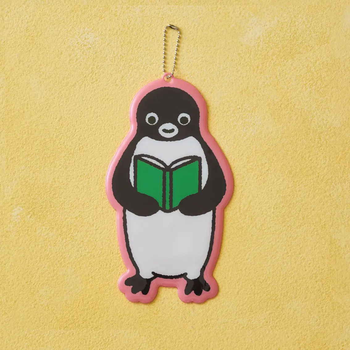 Suicaのペンギン 本革カードケース（ピンク×ベージュ）:オレンジページ