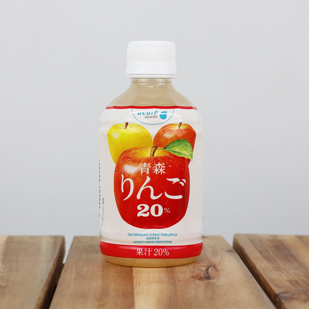 青森りんご20% 280ml × 24本 送料無料:アキュア ドリンクショップ通販