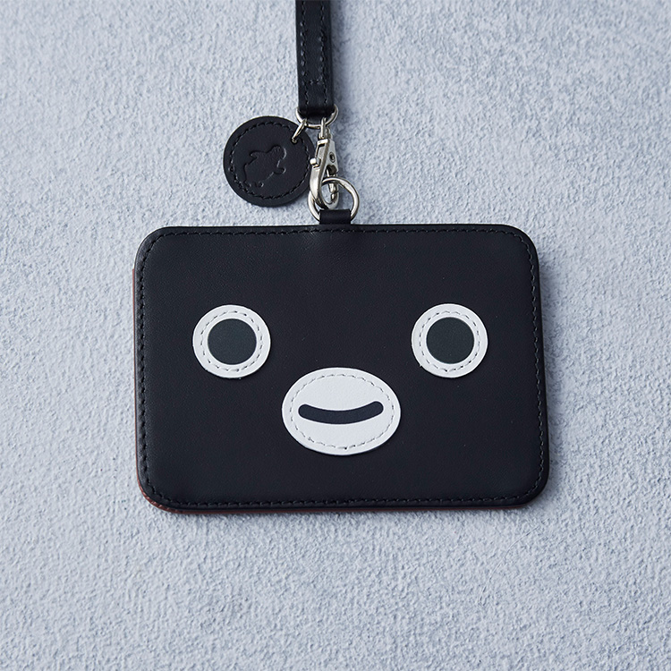 Suicaのペンギン 本革IDホルダー（ブラウン）:TRAINIART JRE MALL店