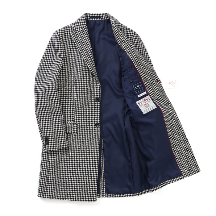 ハリスツイード千鳥チェスターコート【Made in Japan】 – Mitsumine