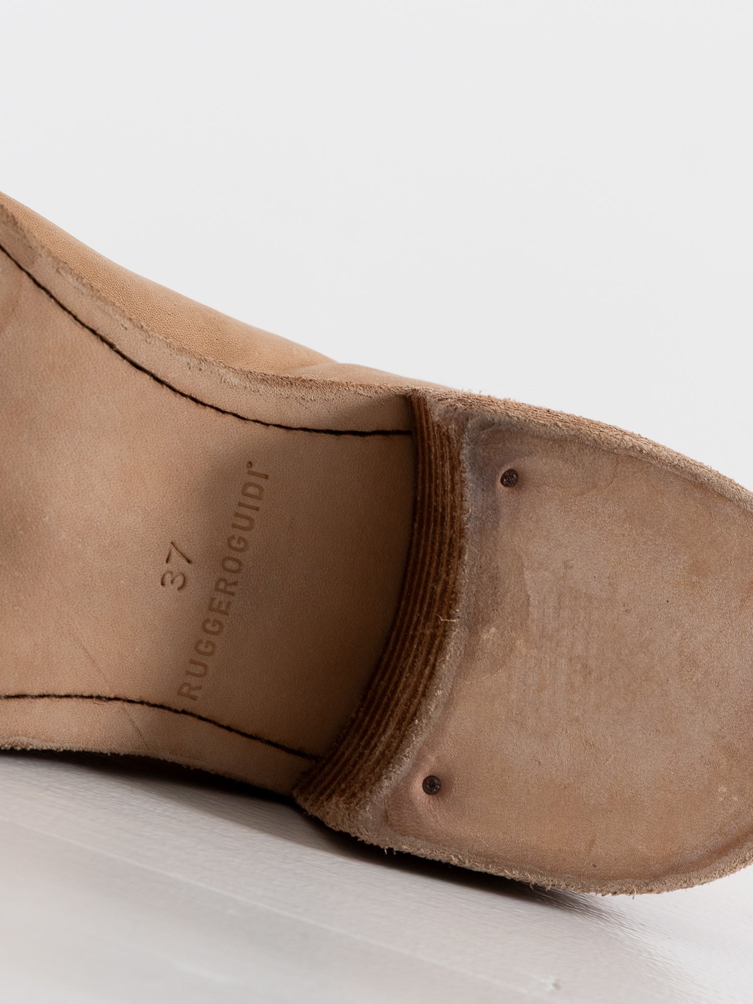 Guidi Lace Up Boot PL11L in Tan at Worthwhile