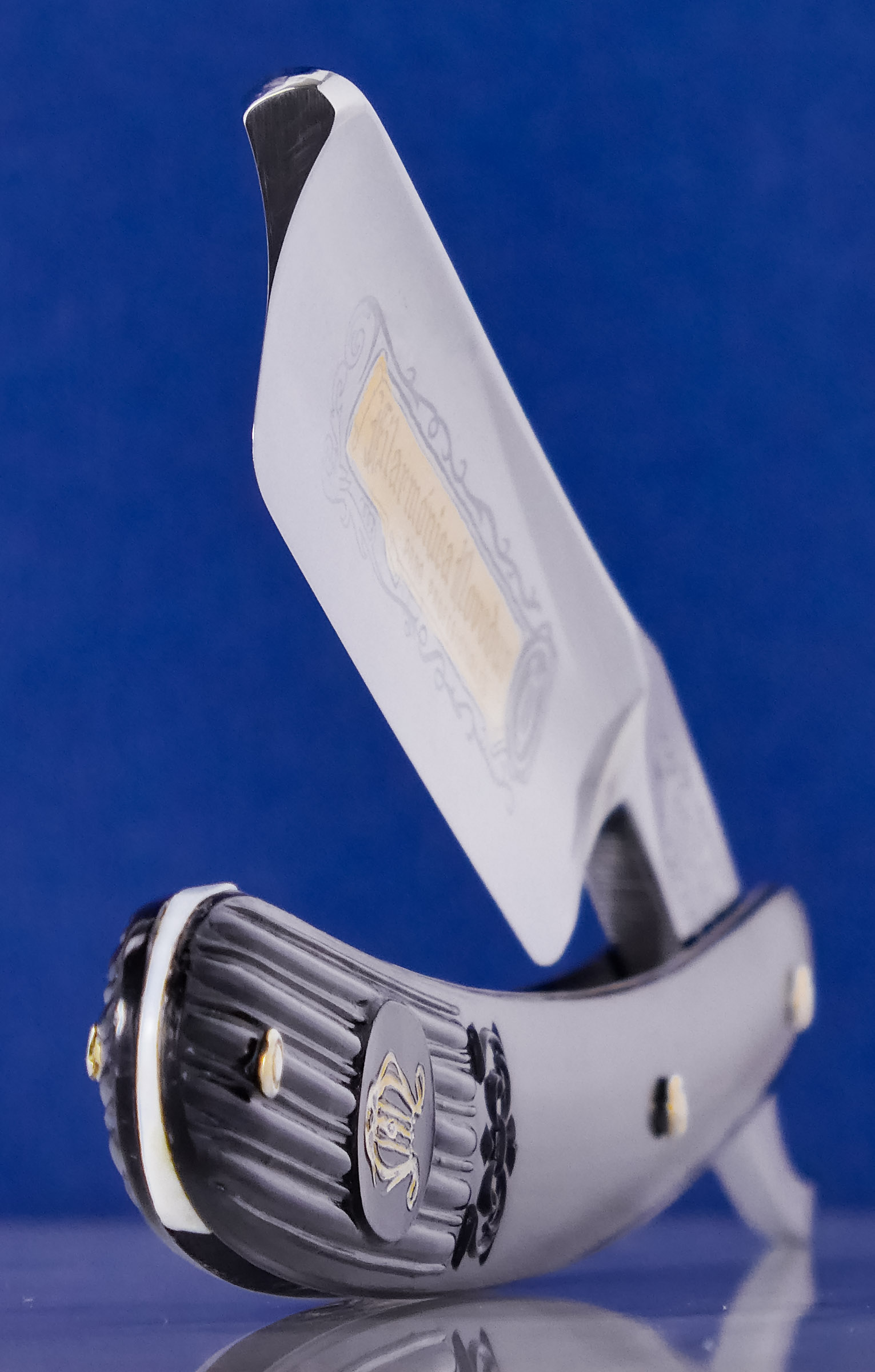 Vintage Filarmonica 13P Novodur Made In Spain Straight Razor