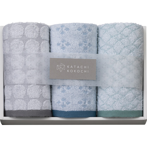 カタチココチ フェイスタオル3枚セット | シャディギフトモール