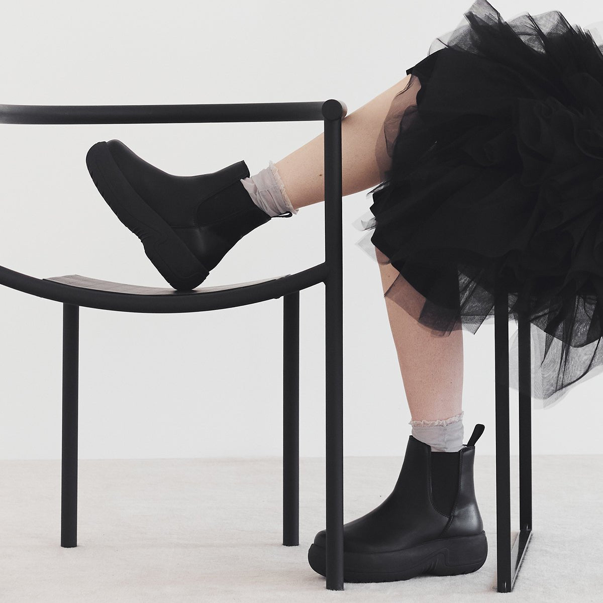 SHAKA 厚底サイドゴアブーツCHELSEA BOOTIE EVOL CHUNKY [レディース