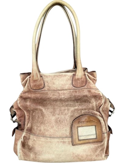 Insane Brown Leather Y2K Diesel Bag | Uturn