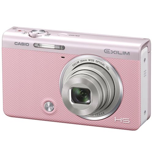 Casio Exilim EX-ZR55 Digital Camera (Pink) - Mirrorless Lenses