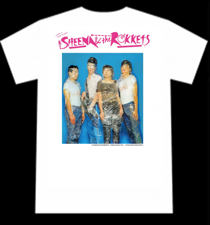 シーナ＆ロケッツ 真空パックTシャツ 白 YOU MAY DREAMバックプリント