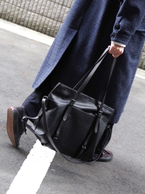 PATRICK STEPHAN // Leather bag 'atelier' – SHELTER