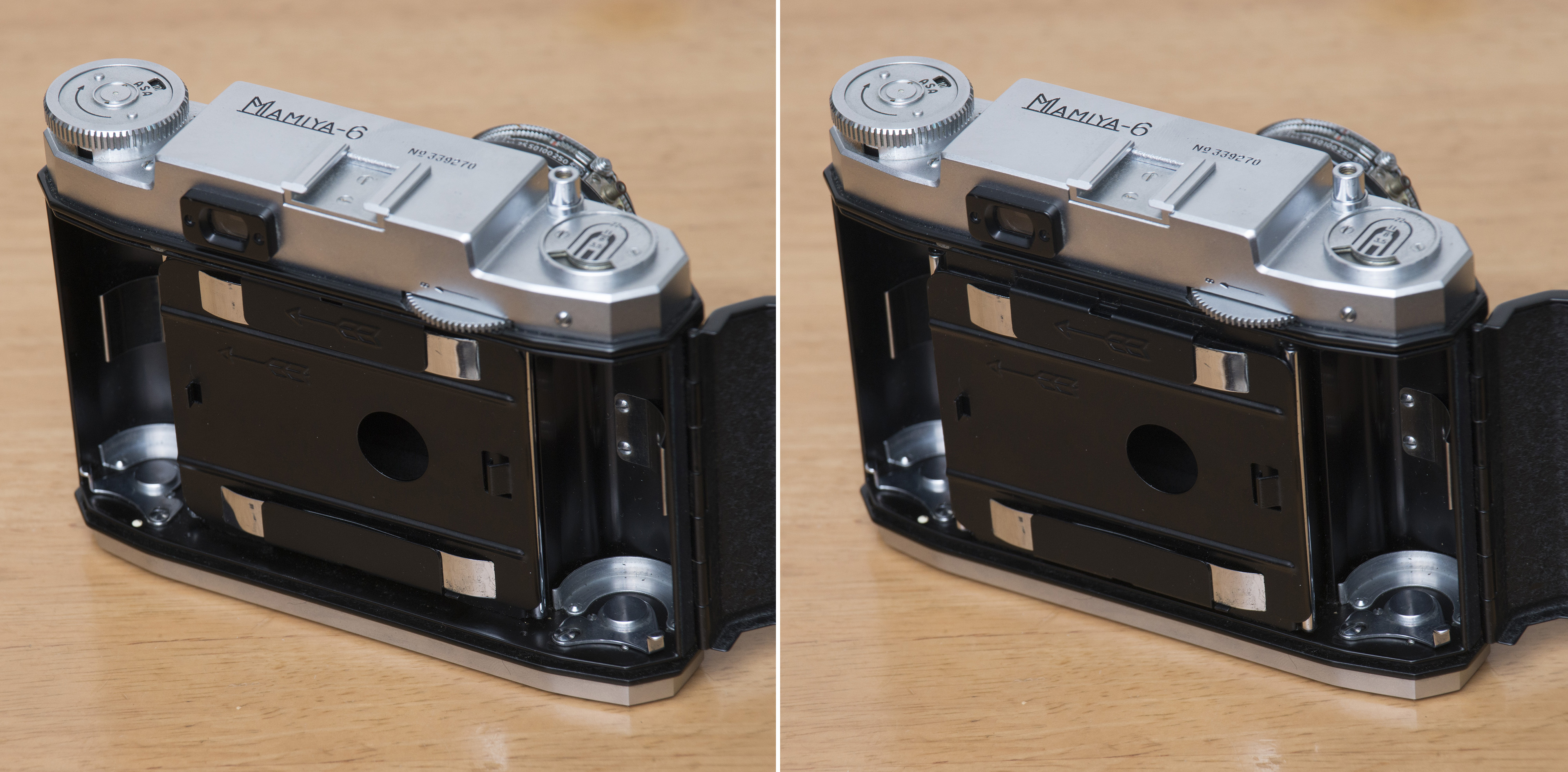 マミヤシックス・オートマットによるスプリングカメラの完成