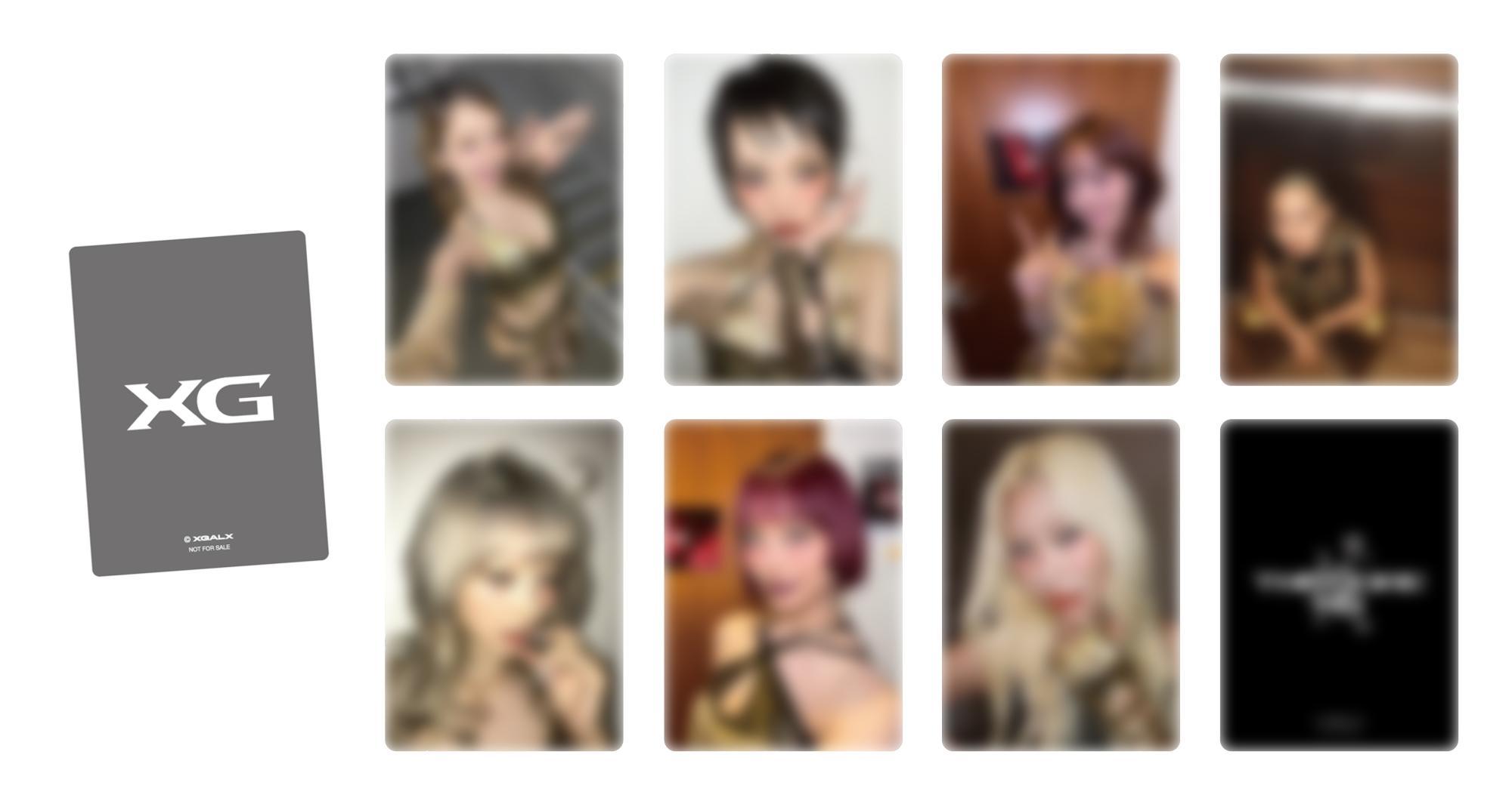 XG THE CORE TSUTAYA 特典 渋谷 ラキドロ コンプ 14種 XG THE CORE