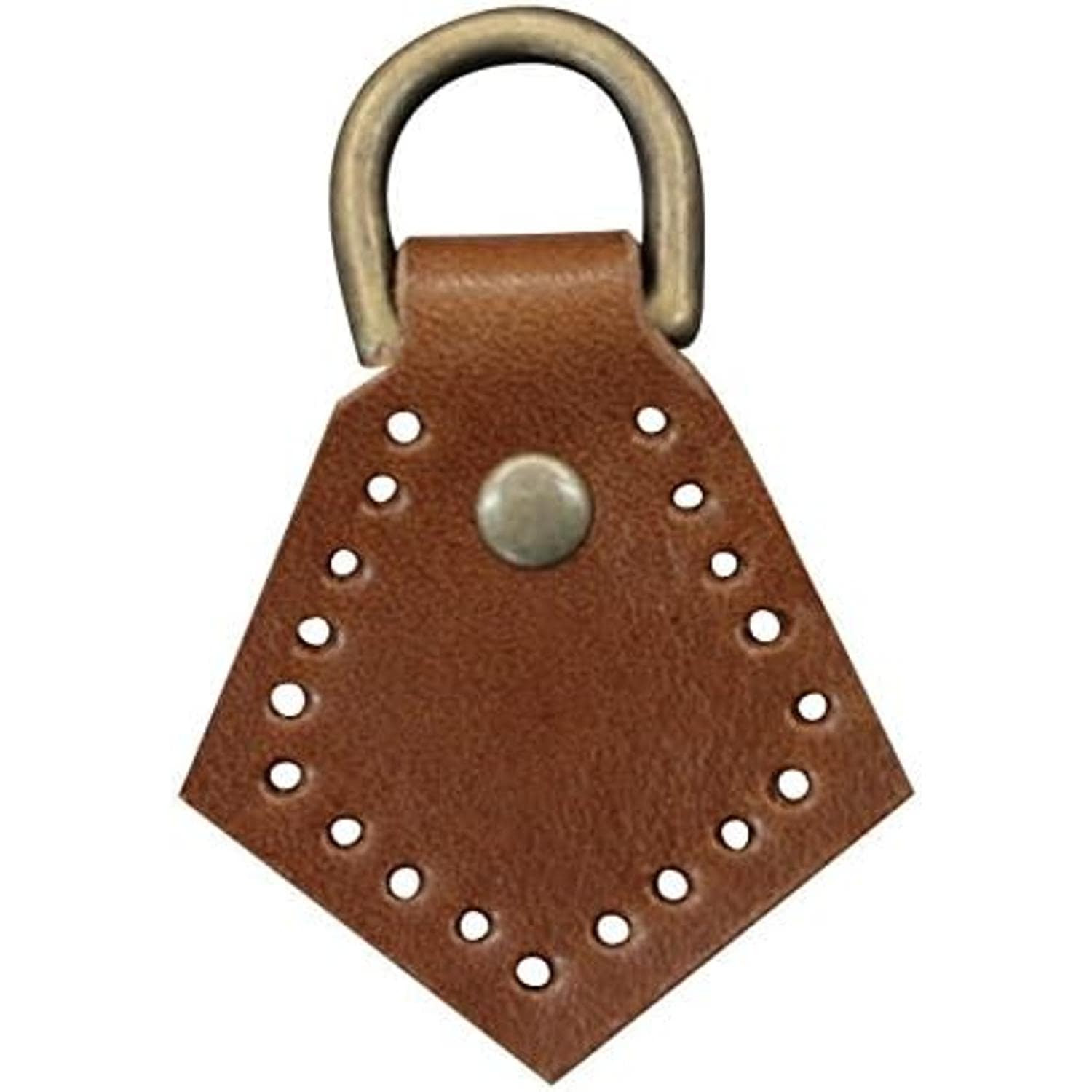 日本紐釦貿易 本革製アタッチメント 縫い付けタイプ 菱型 2個入 MAP107