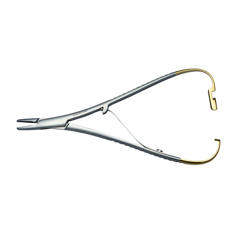 アズワン 持針器 マチュー持針器 190mm MNH-2 1本（ご注文単位1本