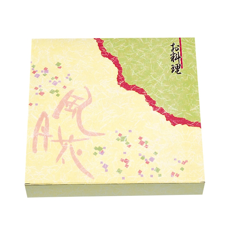 北原産業 紙ボックス弁当容器 本体 80-80 風月花 FG-80 50個/袋（ご